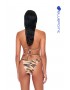 Bluepoint 24066040-19 "EYE OF THE TIGER" Γυναικείο Μαγιό  Bikini Top Τριγωνάκι με κορδόνια, ΜΠΕΖ ΔΕΡΜΑΤΙ